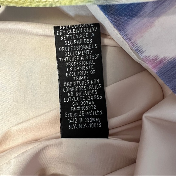 Flor Et.Al floral buckle mini-dress - Sz 6 NWT - Picture 9 of 9